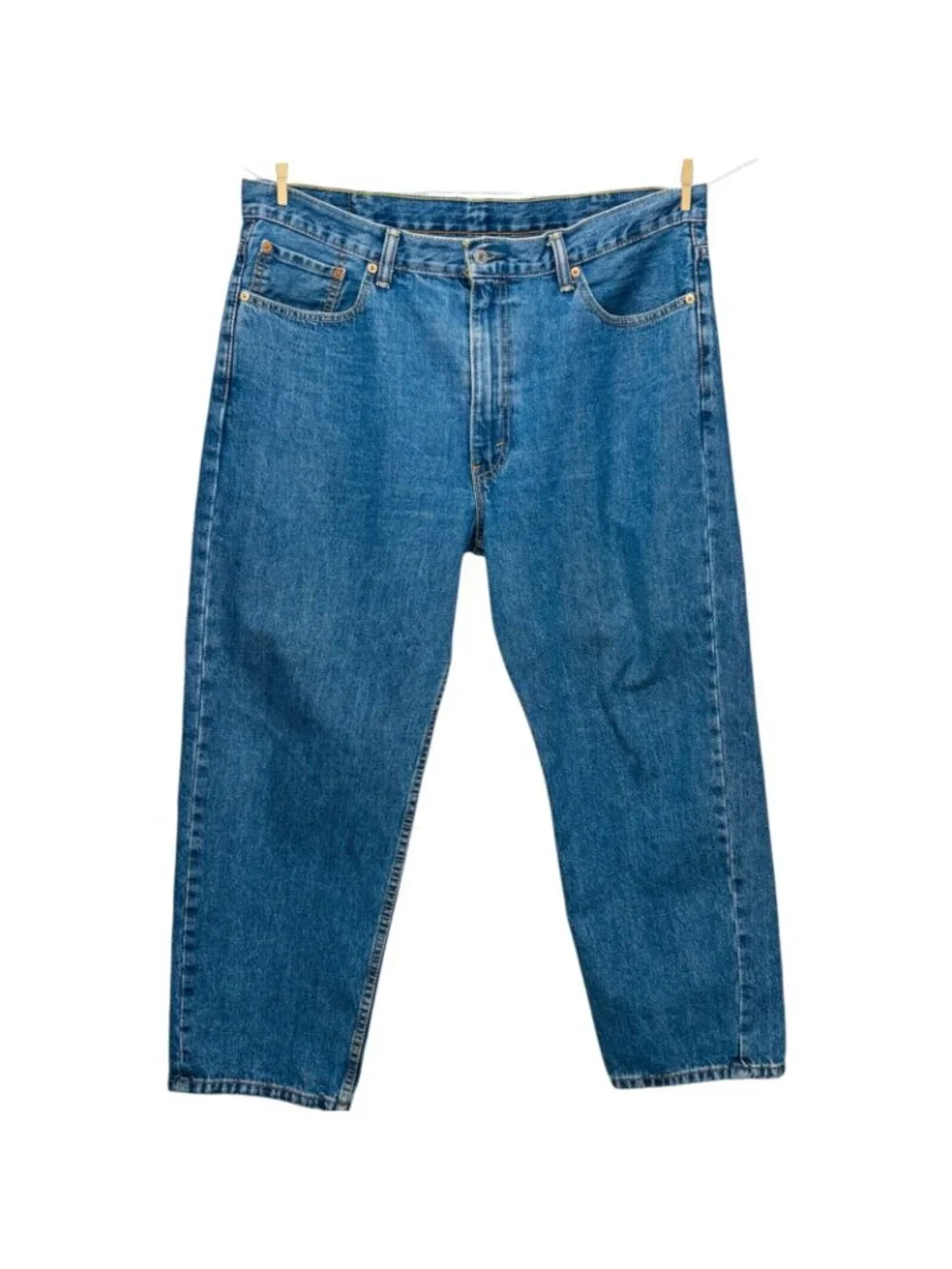 Levis Men 550 Relaxed Taper Jean Med Wash 100% Cotton Denim Size W40 L30